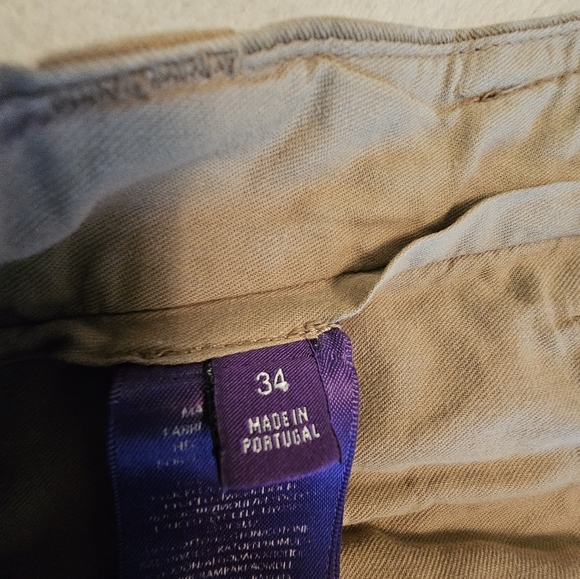 Ralph Lauren purple label tan cargo pants 34x34 - Picture 15 of 16